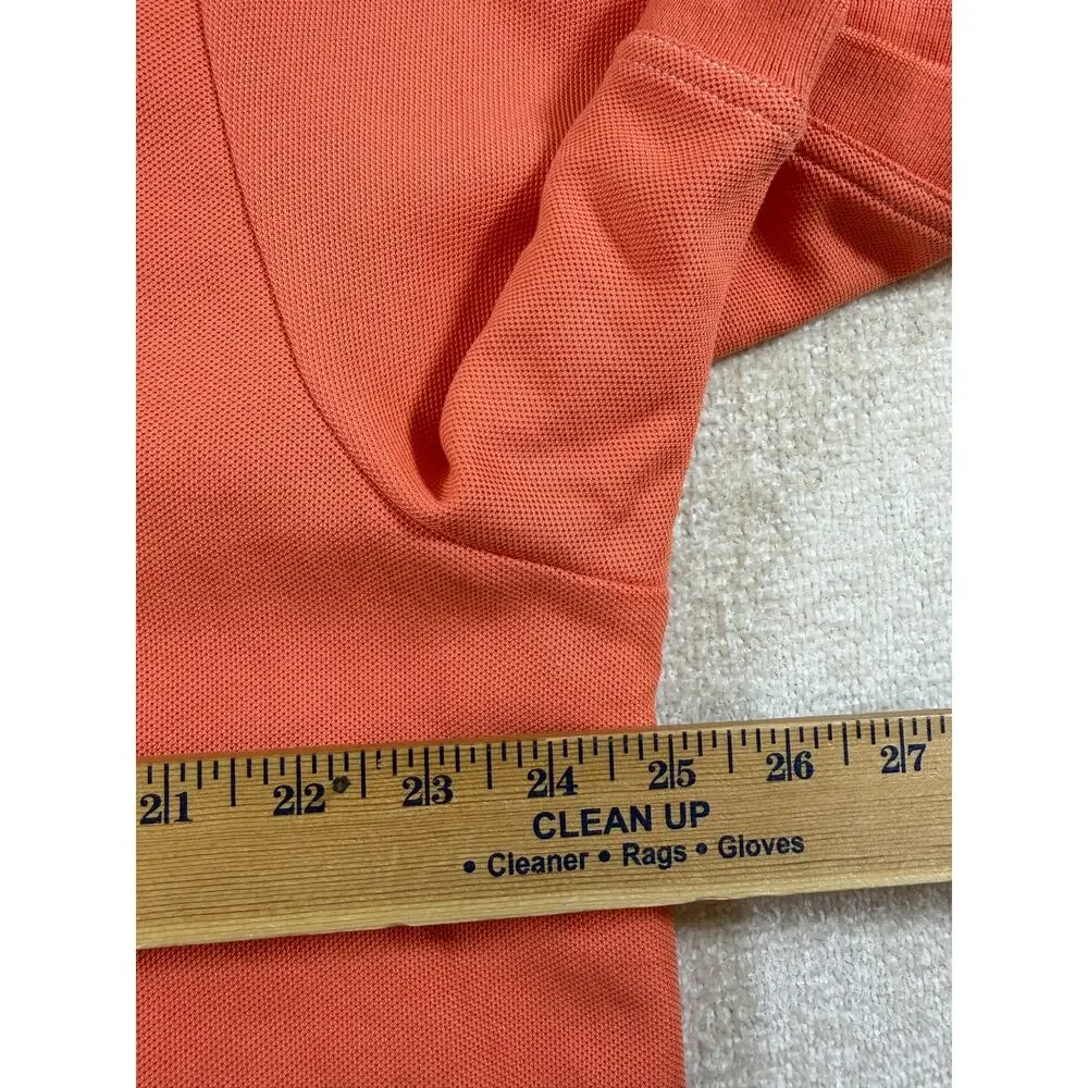 Tommy Bahama Men's Orange 2XL IslandZone Hula Girl Dancer Golf Polo Shirt Casual